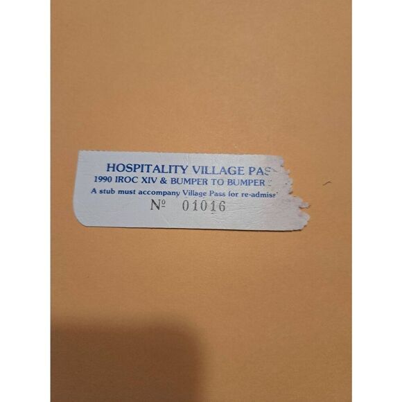 1990 IROC XIV Talladega Tickets Lot x4 Pit Hospitality Village NASCAR May 5 - Picture 9 of 10